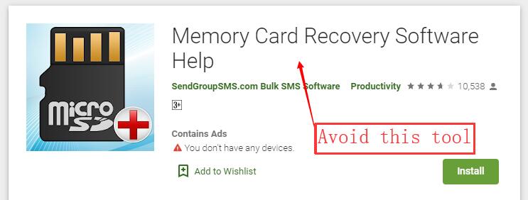 android sd card recovery app