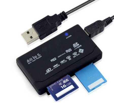 sd card reader needed