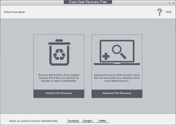 recover files with icare