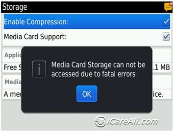 Unable to access microsd card