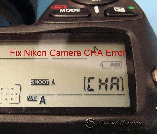 Nikon camera says CHA