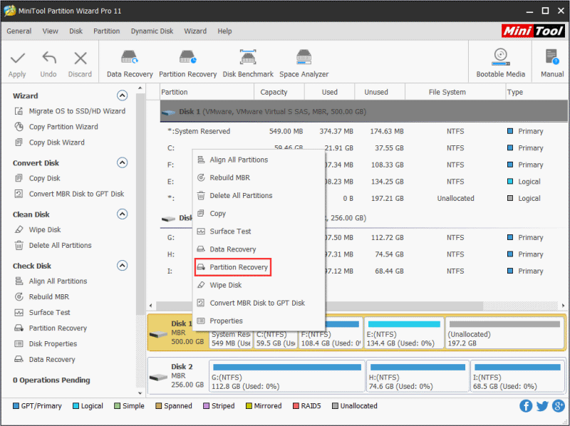 recover raw partition