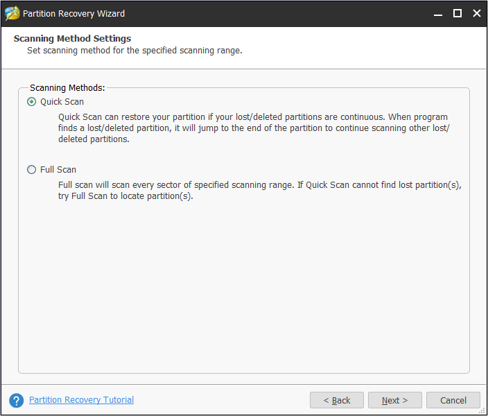 recover raw partition