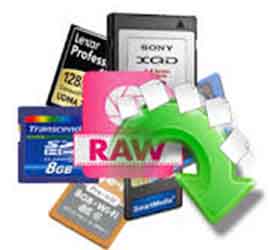 Format raw drive to NTFS