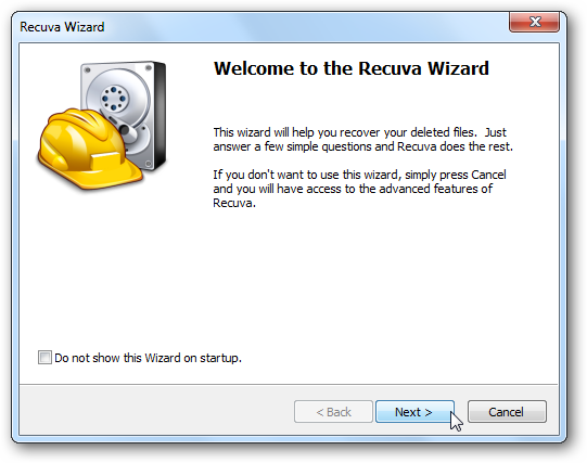 recover files with recuva