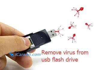 remove virus from usb flash